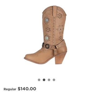 Dingo addie women’s western boots turquoise concho